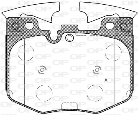 OPEN PARTS Jarrupala, levyjarru BPA1711.00